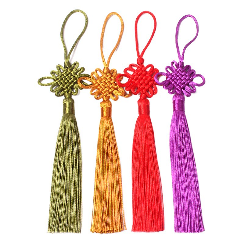 Китайские узлы оптом: узел Фаншен, праздничные товары, новогодние подвесные украшения, китайские узлы-кисточки, подвесные украшения, дропшиппинг, ручная работа