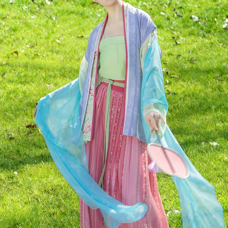 [Sada Hanfu] Куртка Tencel династии Сун, жилет династии Сун, плиссированная юбка, слинг*Распродано, замена нет