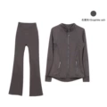 Graphite Gray Flared Set