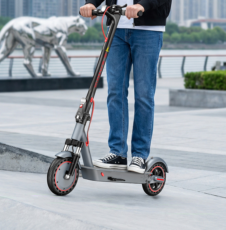 Source Factory Direct: Front and Rear Dual Shock-Absorbing Folding Electric Scooter, Ultra-Light Portable Smart Small Folding Electric Vehicle