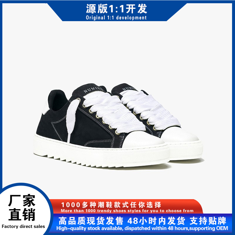 In-Stock Numeris Sneakers for Men, Hand-Painted Canvas Shoes, Fashionable and Trendy, Personalized Custom Sneakers