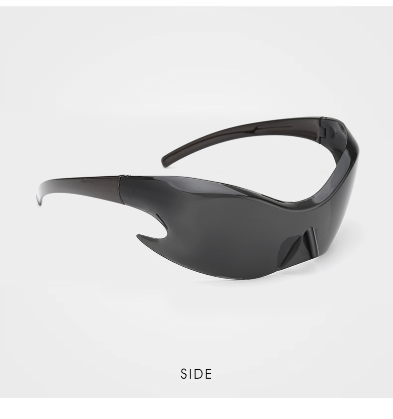 Strassenmode Toller Stil Geometrisch Pc Speziell Geformter Spiegel Rahmenlos Sonnenbrille Der Frauen display picture 9