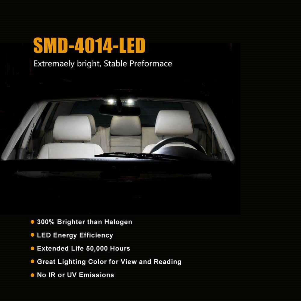 Auto LED conjunto 40PCS T10 luz de ancho 31 41MM doble punta luz de lectura luz de matrícula luz interior image 4