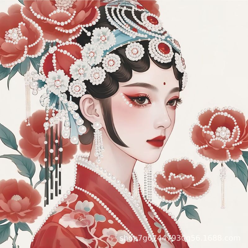 30 センチメートル自己粘着パール絵画子供の教育 diy 材料パッケージパールパッケージ雰囲気装飾絵画ギフト|undefined