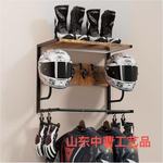 跨境头盔展示架墙壁壁挂式衣架头盔收纳架入户玄关运动装备挂架