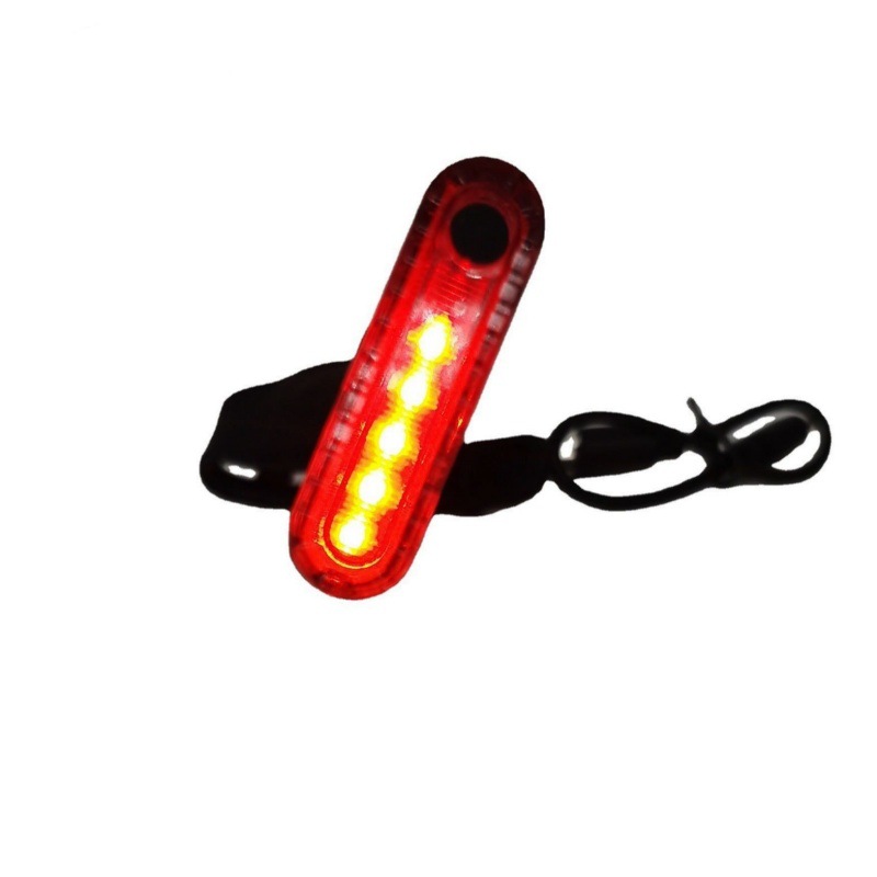 Luz trasera para bicicleta de montaña, recargable, luz de ciclismo nocturno, luz de advertencia decorativa para bicicleta de equilibrio para niños