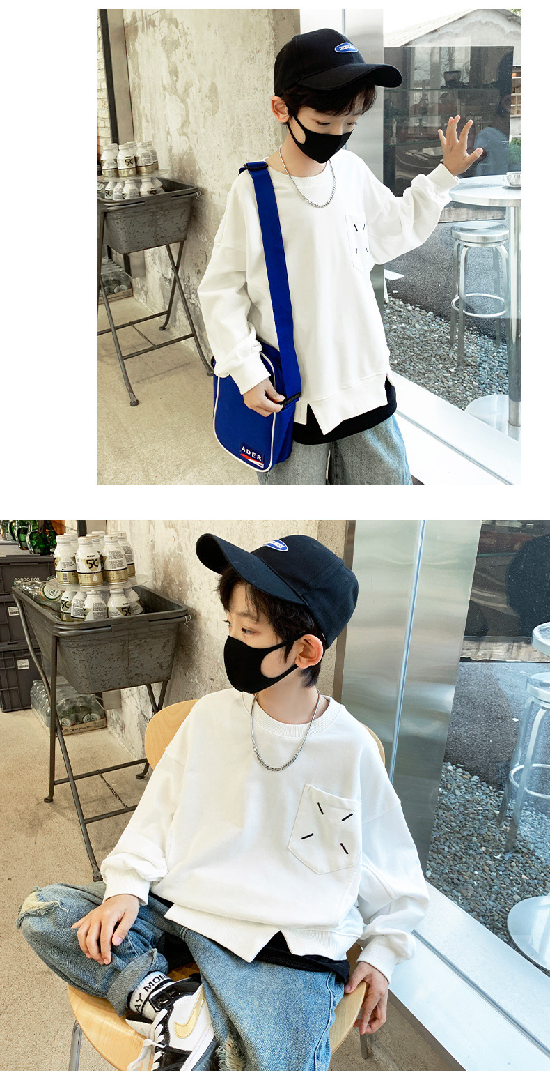 男童炸街卫衣秋装2023新款儿童春秋款上衣中大童秋季打底衫帅气潮详情8