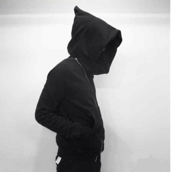 Original dark gothic dance cardigan sweatshirt for big customers, Assassin's Creed hooded wizard cape, long-sleeved couple's cloak