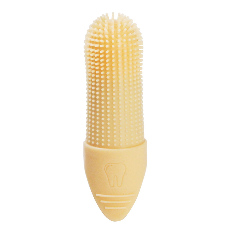 Cepillo de dientes para mascotas de Amazon, limpieza bucal para gatos, cuidado anti-sarro, dedales de silicona, cepillo de dientes para perros