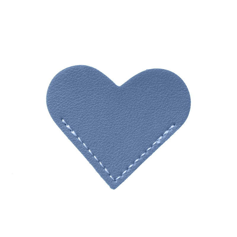 Los fabricantes suministran un gran número de en stock cuero amor notas adhesivas marcador regalo para amigos amor forma marcador pegatinas