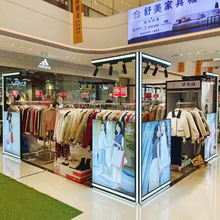 商场快闪店发光桁架组合式移动可拆装特卖场转角广告灯箱灯光展架