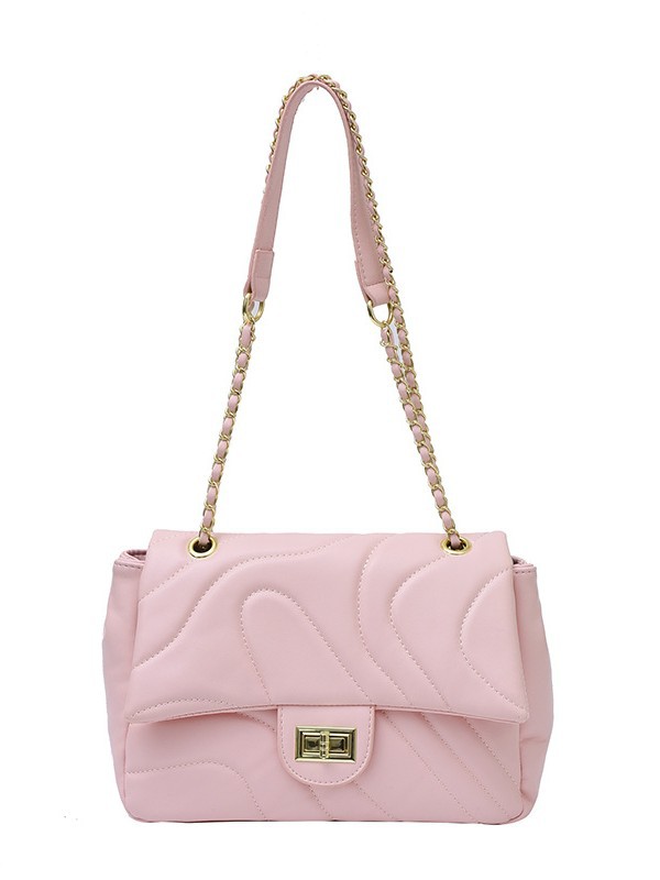 Bolso de cadena de comercio exterior para mujeres 2025, nueva moda bordada bolso de mano, sensación de alta calidad, simple ocio, mochila de viaje
