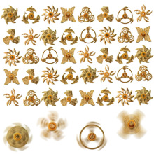 新款合金迷你指尖小陀螺减压金属火影忍者小号迷你手转合金小陀螺