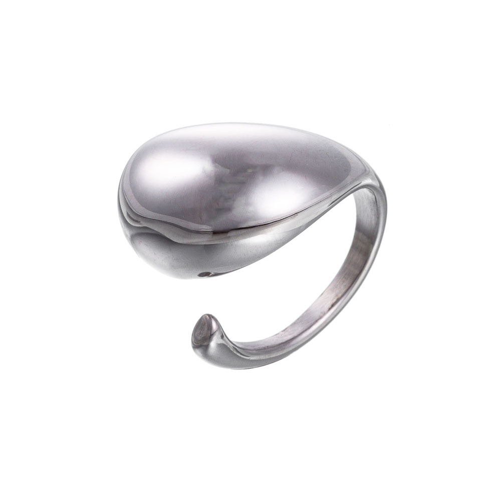 Women's Gender Simple Style Classic Style Solid Color Titanium Steel Plating Women's Rings