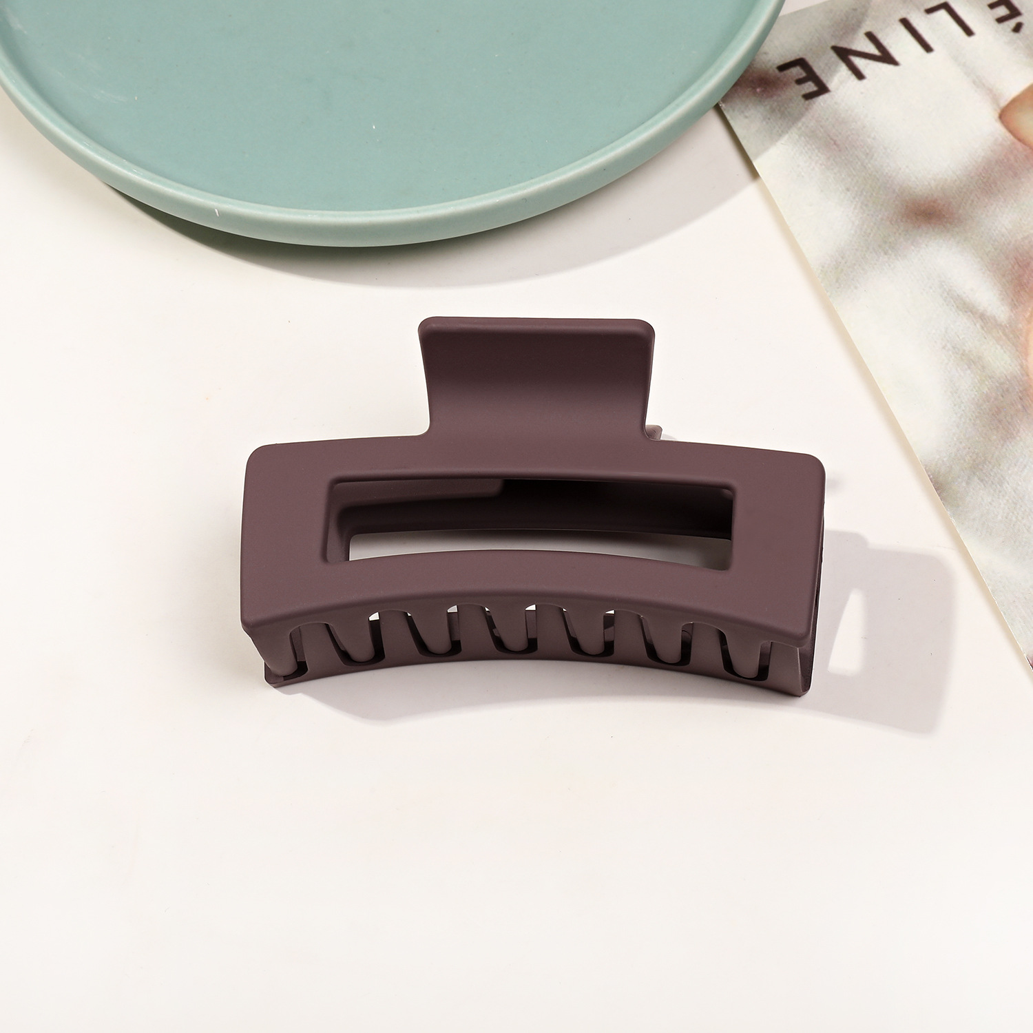 8.5cm 사각 반투명 딥퍼플 48