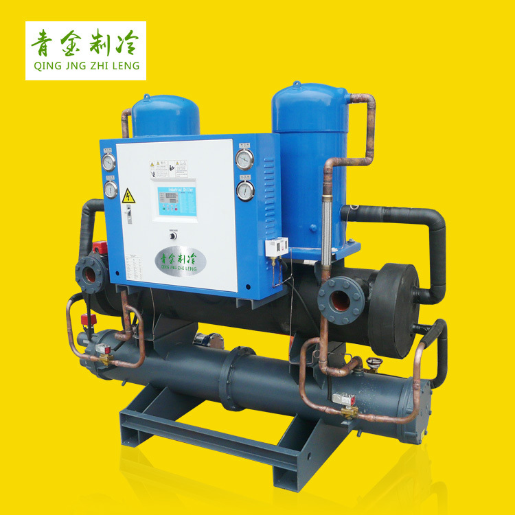 中央空调冷水机50HP 厨房蔬菜肉类冰水机 水冷开放式冻水机厂家