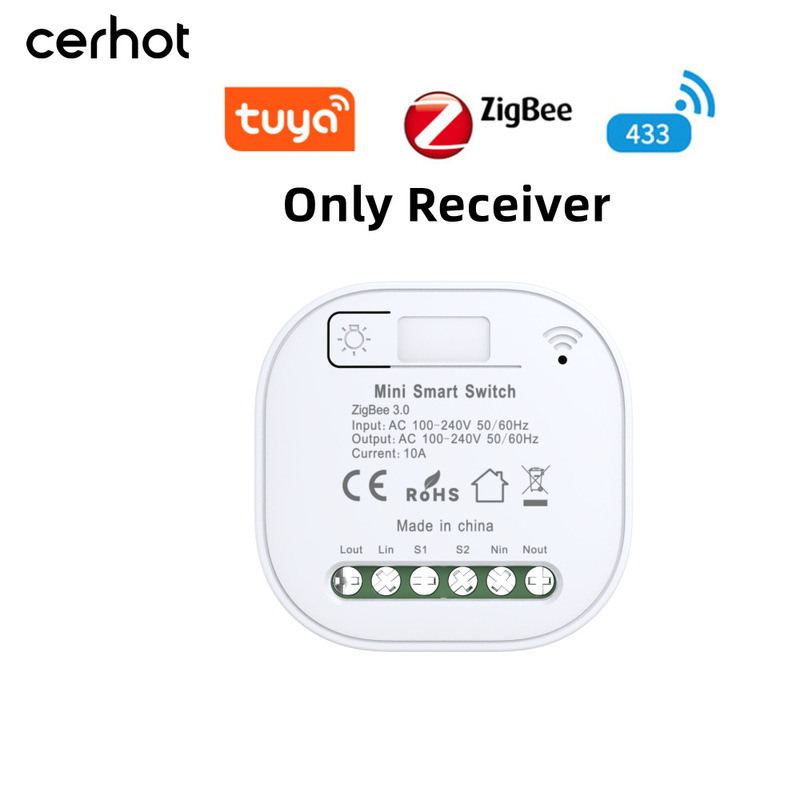 涂鸦wifi通断器zigbee接收器配自发电开关面板可TUYA app智能语音|undefined