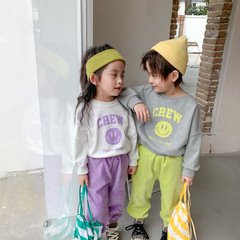 Children's Cartoon Print Sweatshirt for Girls, Autumn Outfit, Stylish Kids' Sweatshirt, Korean Baby Boys' Casual Top for Spring and Autumn