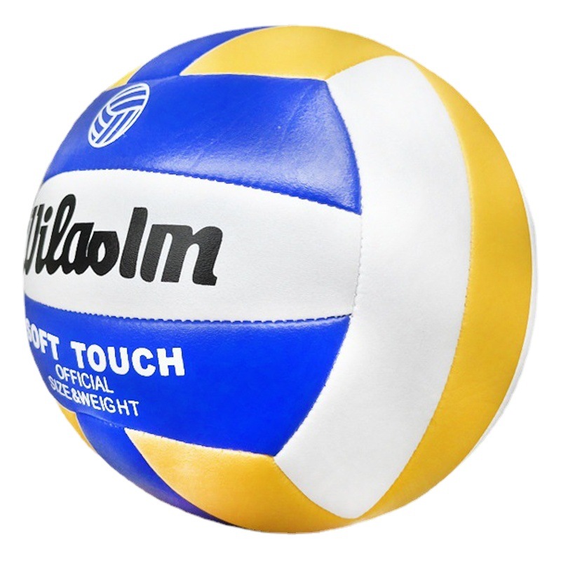 Volleyball No. 5 for High School Entrance Exams, Machine-Sewn, Explosion-Proof, for Middle School Students' Physical Exam Training, Soft and Hard Volleyball, Competition Ball