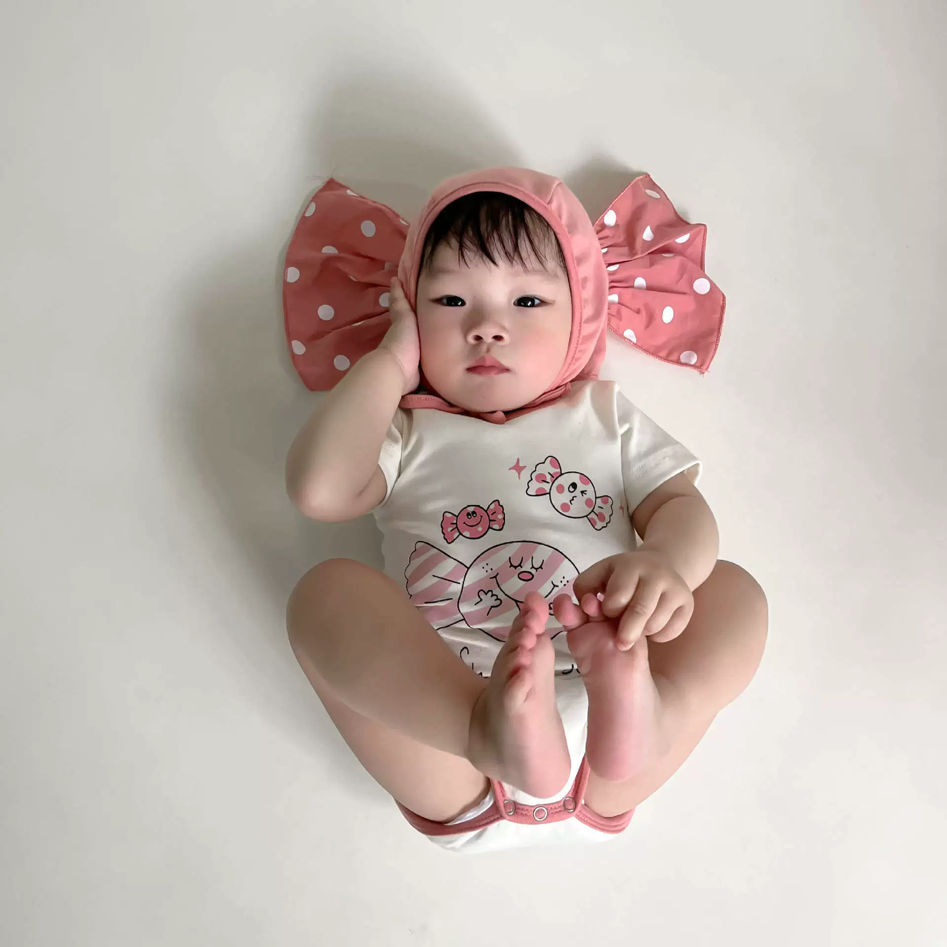 25. новая летняя детская одежда в корейском стиле, детский комбинезон в форме конфет, комплект детской одежды