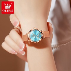 廠家批發歐利時品牌手錶別致優雅時尚防水夜光石英表女士手錶女表