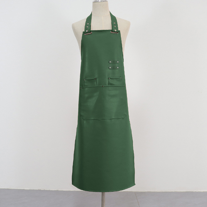 Cuello halter largo ajustable verde