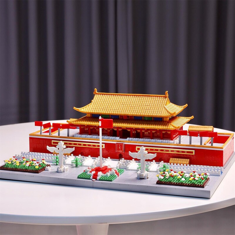 天安门模型手工diy男生日礼物党员伴手礼文创北京旅游纪念品|undefined
