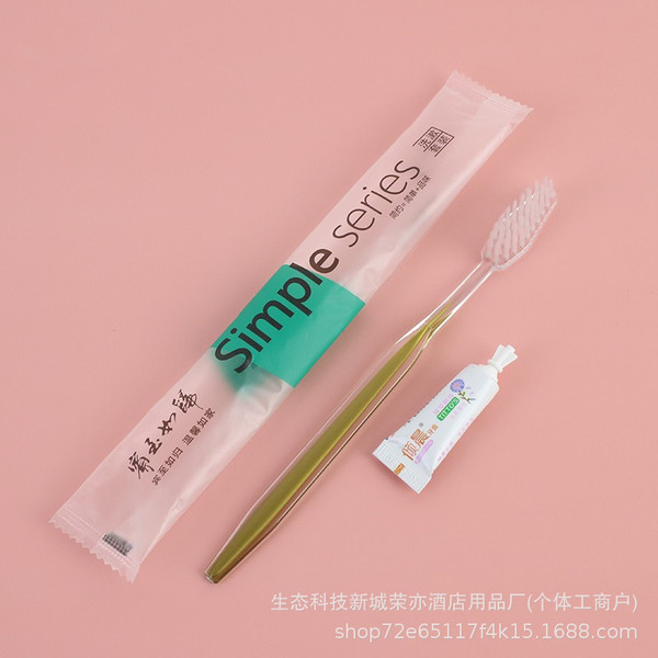 disposable brush for hotel