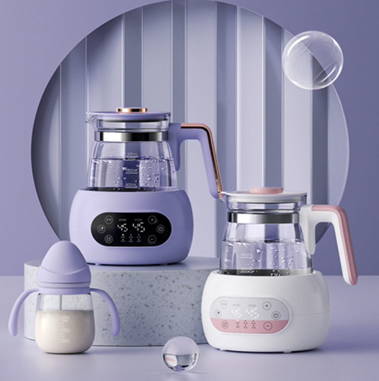 Constant temperature pot constant temperature milk adjuster baby brewing milk powder warm milk glass intelligent two-in-one baby kettle