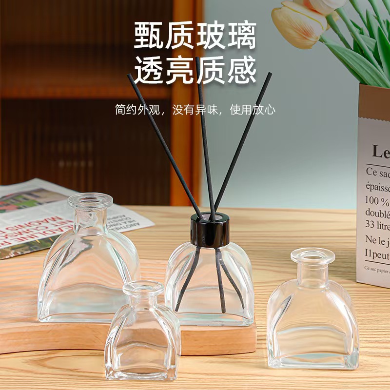 Botella de fragancia de 100ml botella de tapones de madera de 50ml botella de fragancia de decoración doméstica de interiores botella de fragancia