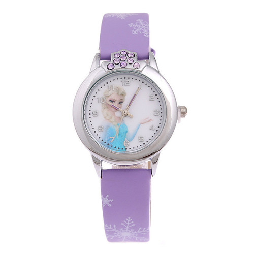 Children's Watch Girl Ice and Snow Cartoon Fantasy Toddler Cute Kid Girl Electronic Watch Wholesale