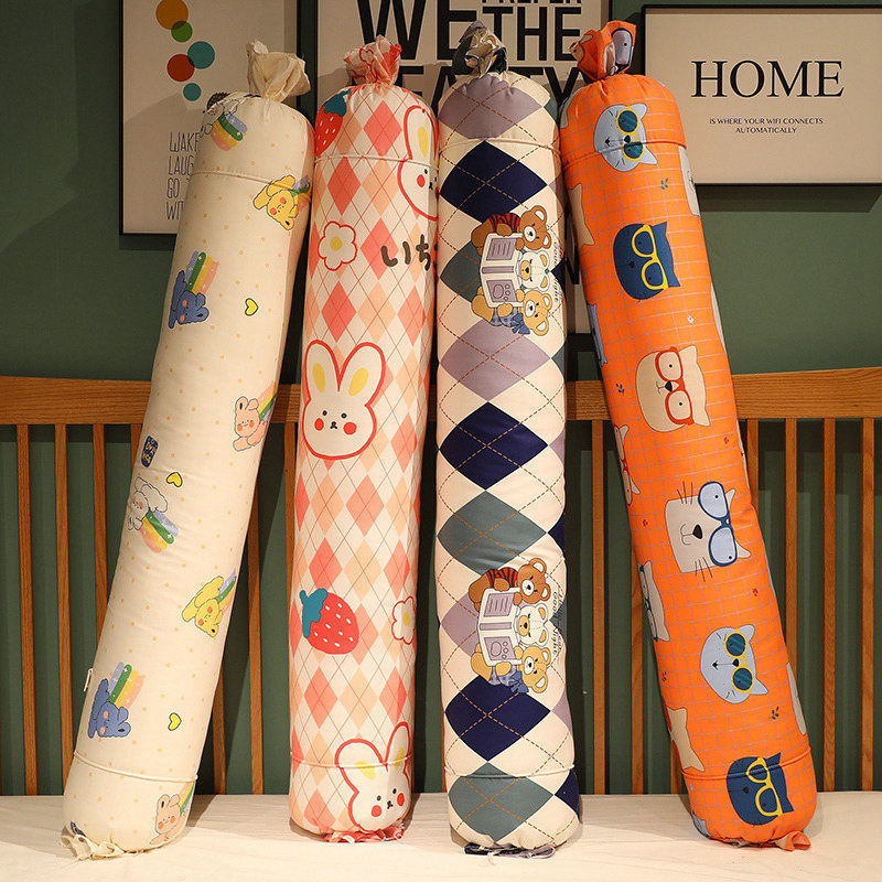 Candy Long Pillow Bed Side Sleeping Clip Long Pillow Cute Girl Sleeping Cushion Sleeping Cylindrical Backrest Pillow