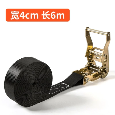 Trailer rope/net/strap binding wholesale - black-upgrade-thick-6-m-long-and-4cm-wide-including-tensioner-ribbon