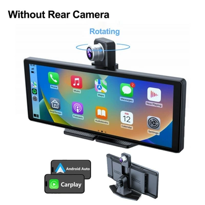 10.26inch Carplay Dash Cam with 4K High-Definition Screen and Wireless Navigation Supports Androidauto (Simsiz CarPlay və Android Auto) - front-4k-without-rear-camera