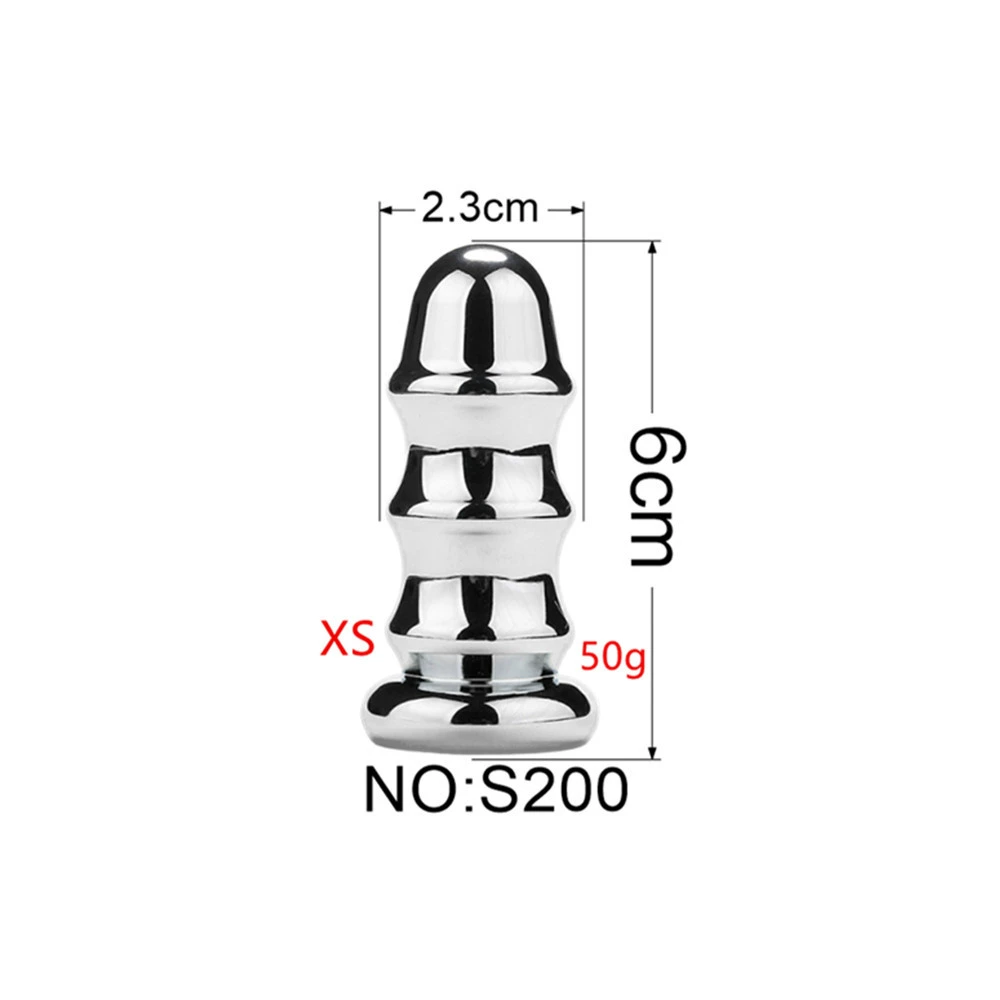 Detachable Anal Plug Heads, Silicone & Metal Options, Multiple Shapes and Sizes