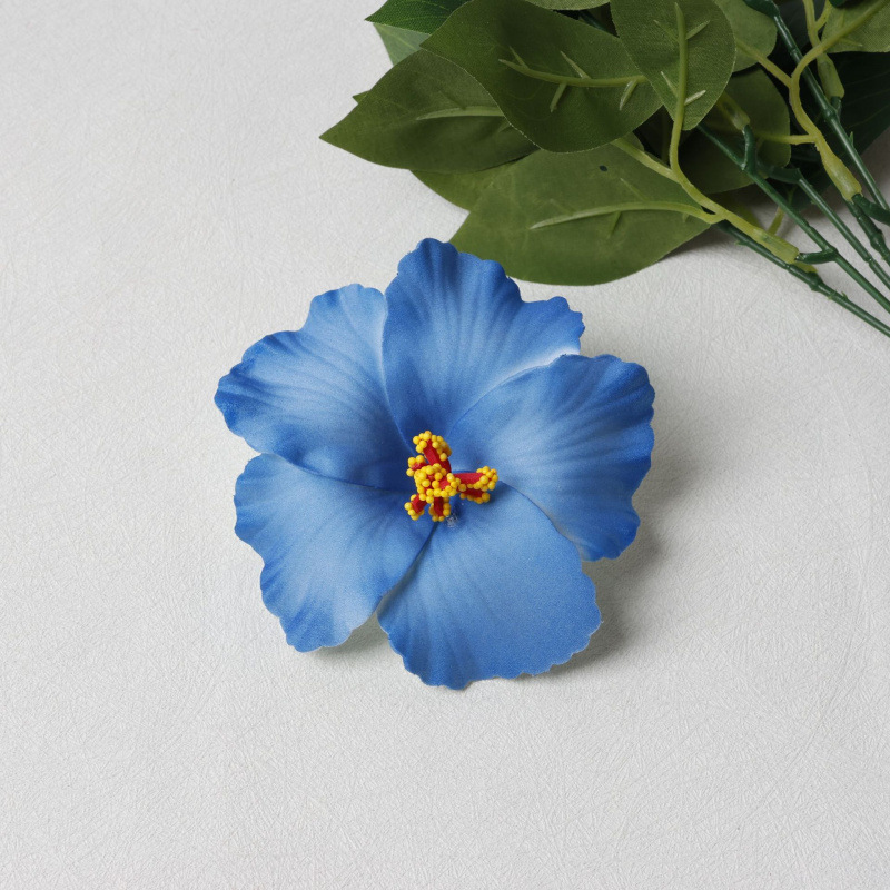 スポット新モデル約 10 センチメートル模擬ヒマワリの花のヘアピン頭飾りカラフルな花水着旅行ビーチ写真ヘアアクセサリー|undefined
