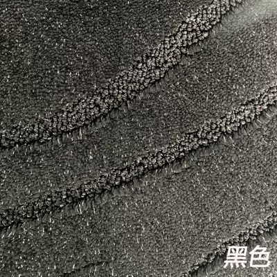 Manufacturer Supplies Galaxy Blanket Jacquard Upper Layer Floor Mats, Car Rear Seat Mats, Wave Pattern Car Roll Mats for Automotive Use (Car Carpet) - black