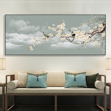 新中式客廳裝飾畫中國風沙發背景牆壁畫山水大氣現代輕奢牆上掛畫