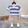 Summer sleeves, sports set for boys, with short sleeve, Korean style, wholesale