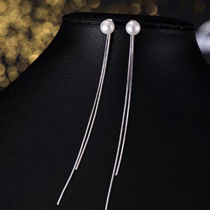 Cute elegant universal earrings pearl