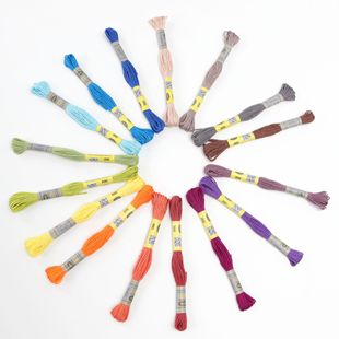 ��DMC16ɫ ��ë�p�z�Ⱓ���L�q��8��ʮ�ֽ��� Embroidery Floss