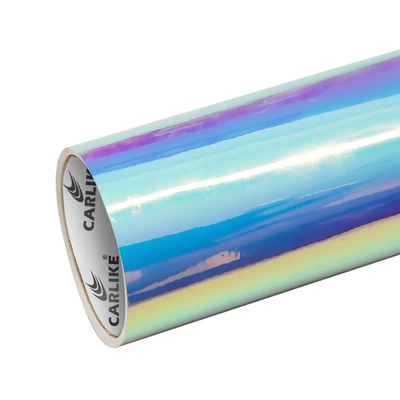 Rainbow Electroplated Pvc Car Automotive Film - 135x-18-m-rainbow-plating-white-purple