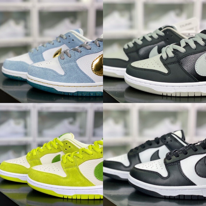 Putian High Version Dunksb Green Apple Men's and Women's Basketball Shoes Shadow Gray Couple Casual Versatile Sports Shoes Putian High Version Dunksb Green Apple Men's and Women's Basketball Shoes Shadow Gray Couple Casual Versatile Sports Shoes