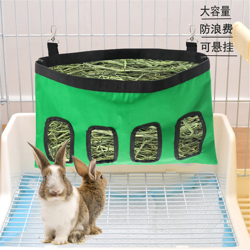 Pet Feeding Bag Rabbit Hay Bag Hay Pack Guinea Pig Chinchilla Feeding Bag Waterproof Hanging Hay Bag Wholesale