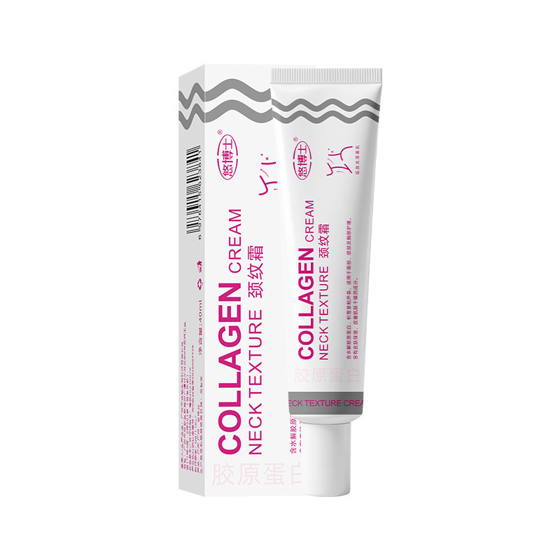 Dr. You Collagen Neck Marking Cream 40ml, hidratante, estiramiento, alivio de las marcas de cuello, fabricante de leche no grasa. image 7