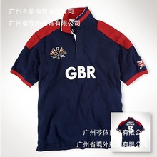 专柜品质刺绣大标款保罗RL男士短袖polo衫纯棉翻领短袖t恤男英国
