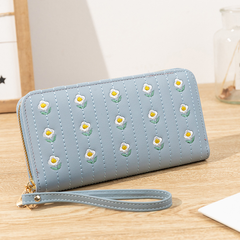 long polyurethane wallet