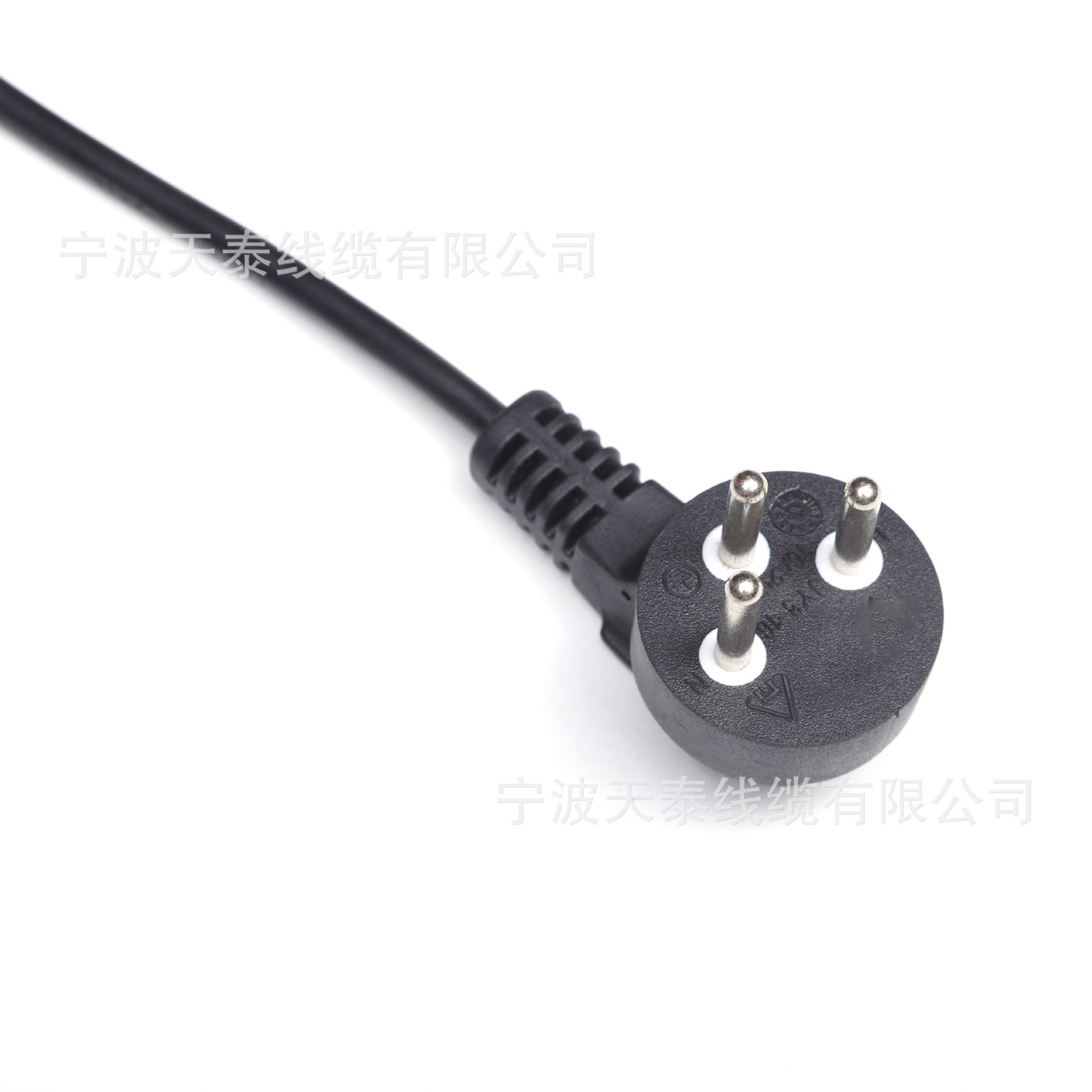 以色列品质认证三插电源线各类二芯三芯品字尾梅花尾八字尾插头