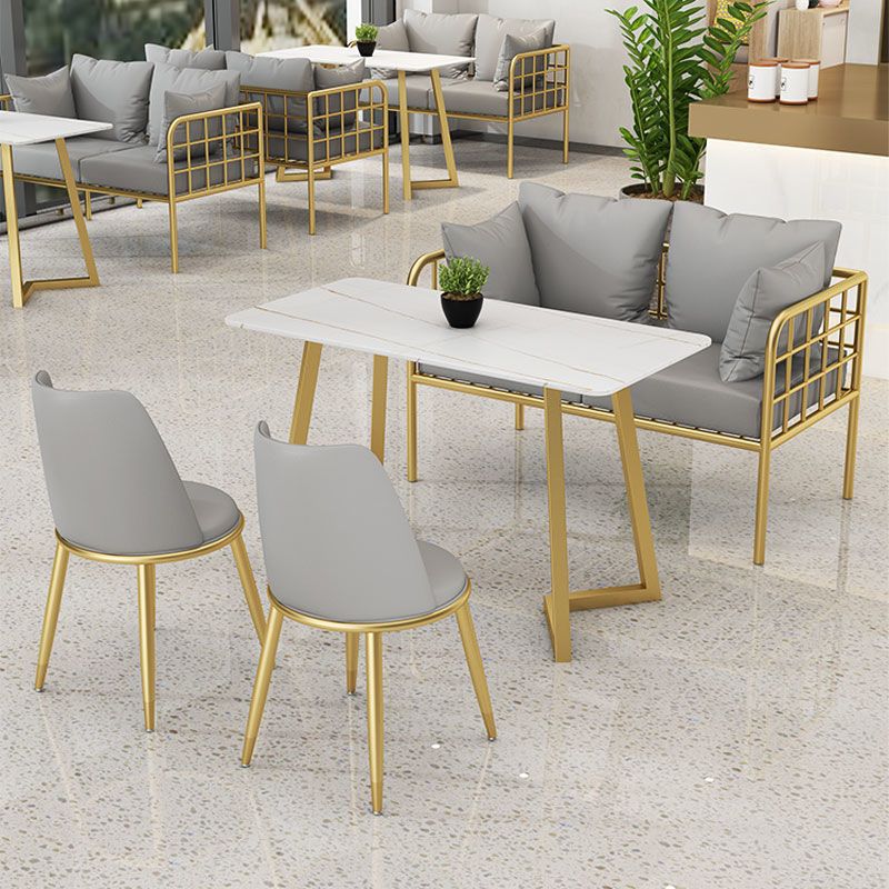 tea with milk Dessert coffee Northern Europe Iron art Double sofa Tables and chairs combination Beauty Studio Front cassette