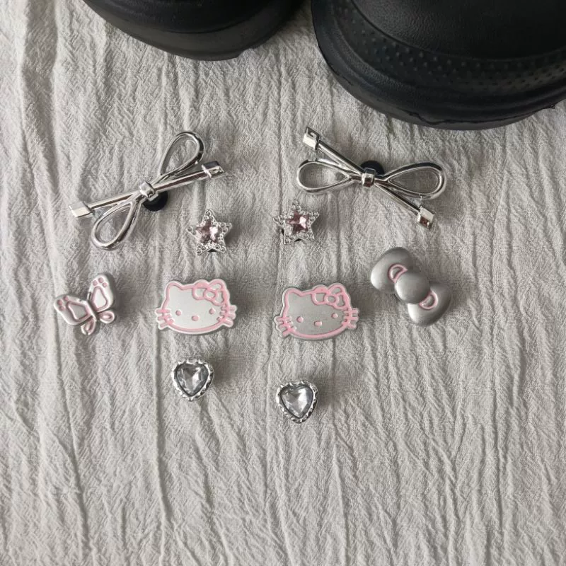 Картонная съёмная аксессуар с бантом, пряжка обуви, DIY